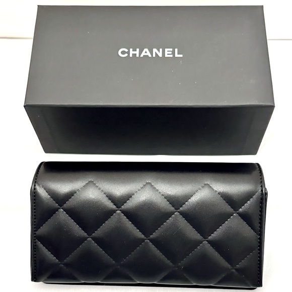 NWT Chanel 5449-C501/S6 Women's Black Shield Gradient Sunglasses - Picture 8 of 16